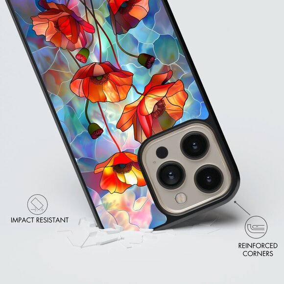 Floral Phone Cover – iPhone 16, 15 Pro, 14, Galaxy S25, S24, S24 Ultra, Pixel 9 - Picture 5 of 9